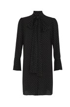 Black and Gold Spotted Dress