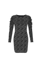 Black and Silver Dress