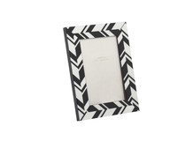 Black and White Geometric Picture Frame