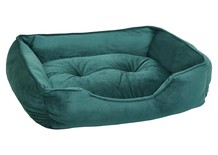 Green Velvet Dog Bed