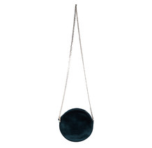 Green Velvet Round Handbag