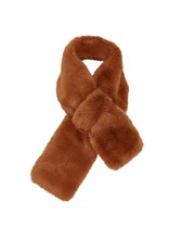 Rust Faux Fur Collar