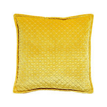 Mustard Triangles Pillow