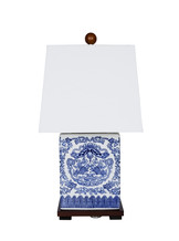 Blue Chinese Table Lamp