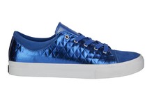 Blue Metallic Trainers