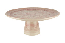 Ceramic Pink Cake Stand