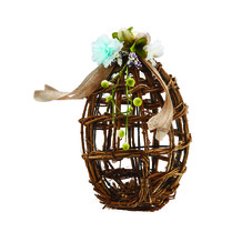 Twig Egg With Ribbon Flower On Top
