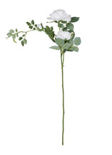 Faux White Rose
