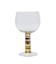 Gold Stemmed Glass Goblet