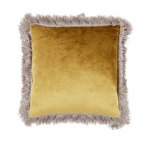 Gold Tassel Pillow