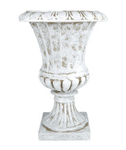 Grey Ornate Planter