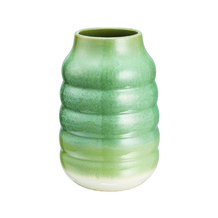 Green Glazed Bumpy Ceramic Vase