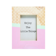 Pink Pale Wood Picture Frame