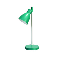 Mint White Green Metal Desk Lamp