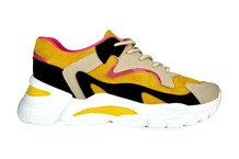 Mustard and Black Trainers