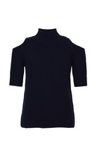 Navy Cut Outs Jumper