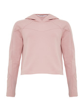 Pink Cropped Hoodie
