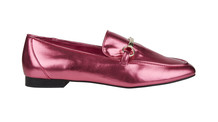 Pink Shiny Loafers