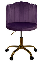 Purple Velvet Chair
