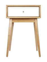 Side Table with Mirrored Draw