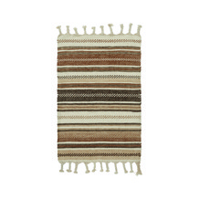 Small Natural Stripe Rug