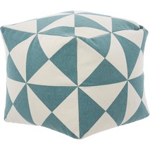 Teal & White Geometric Bean Cube &pound;39.99 RRP &pound;95.00