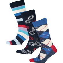 Dreierpack Designsocken