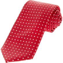 rote Seidenkrawatte