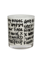 Typography Candle