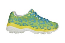 Yellow Green Leopard Trainers