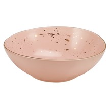 Pink and Gold Speckled Bowl
