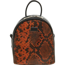 Black Leather Gabrielle Backpack