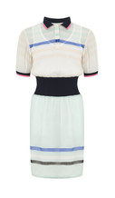 STRIPE SHEER DRESS