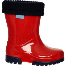 Gummistiefel, Rot, gefüttert