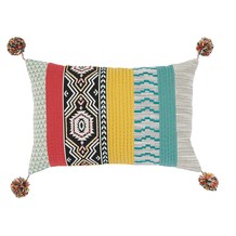 Mixed Texture Patterned Cushion