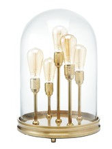 Gold Exposed Bulbs Decorative Lamp