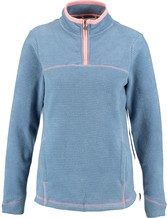 Blue Fleece with Pink Details