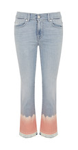 Peach Trim Jeans
