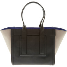 Tote, Schwarz-Beige, Oversized