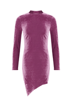 PARISIAN_PINK VELVET DRESS
