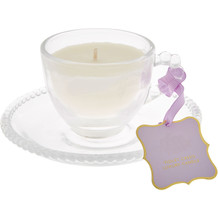 Violet Teacup Candle