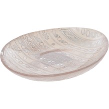 Eierschale, Pink Silbergemustert