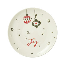 Joy Bauble White Plate