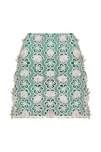 Beaded Green Skirt