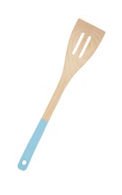 Blue Dipped Wooden Spatula
