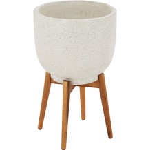White Ceramic Planter