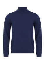 Navy Turtleneck Jumper
