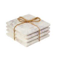 White Marble Coasters