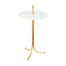 Marble Top & Gold Base Coffee Table