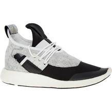 Black and White Wash Run Trainers